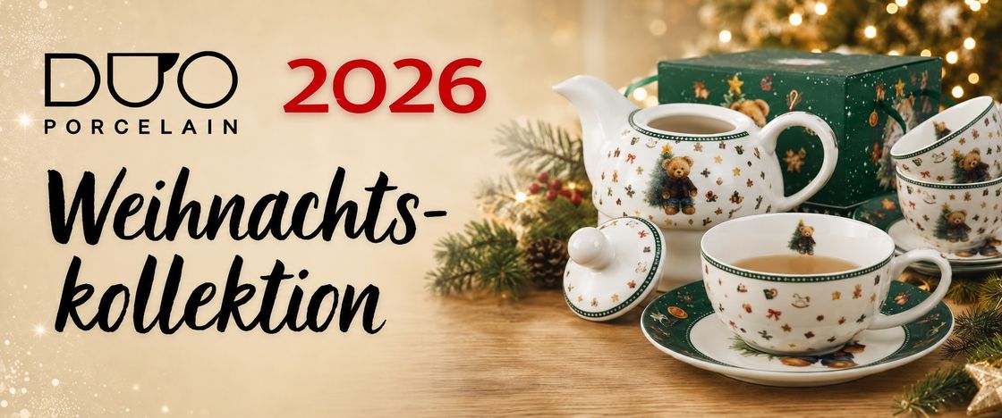 DUO Porcelain – Weihnachtskollektion 2026
