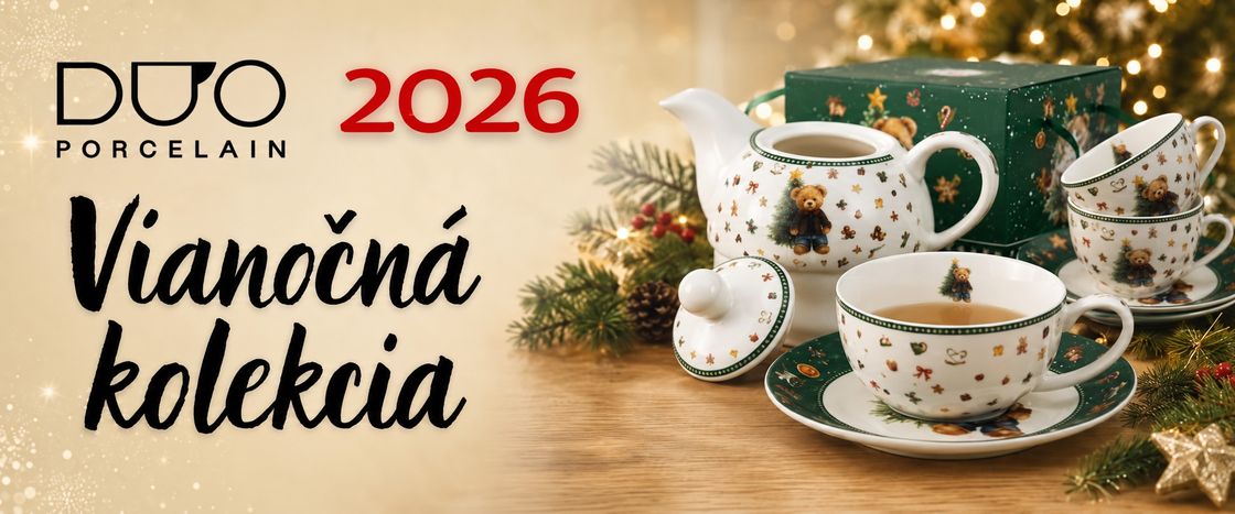 DUO Porcelain – vianočná kolekcia 2026