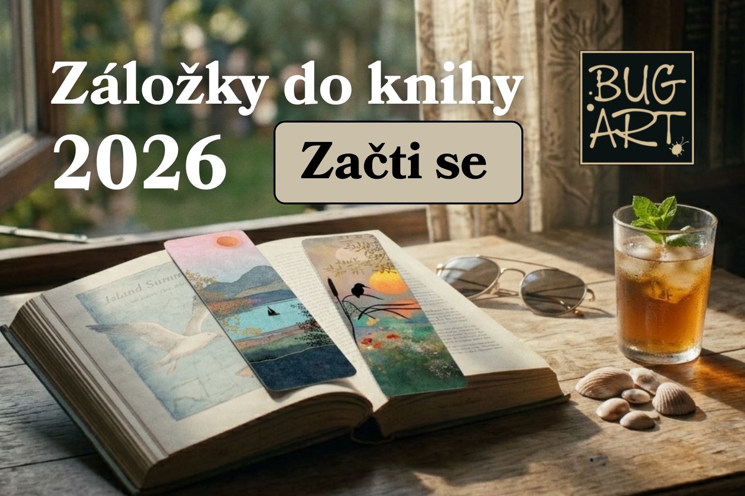 Záložky do knihy BUG ART 2026