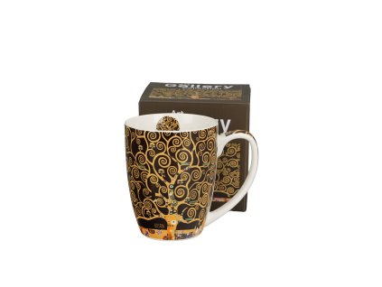 kubek classic tree of life brown inspired by gustav klimt 1