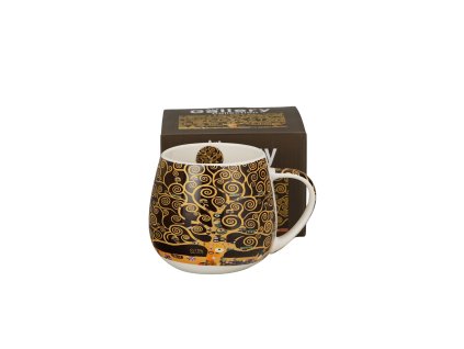 kubek barylka tree of life brown inspired by gustav klimt 1