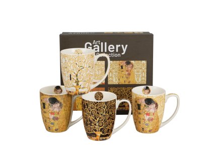 komplet 4 kubki classic inspired by gustav klimt 1