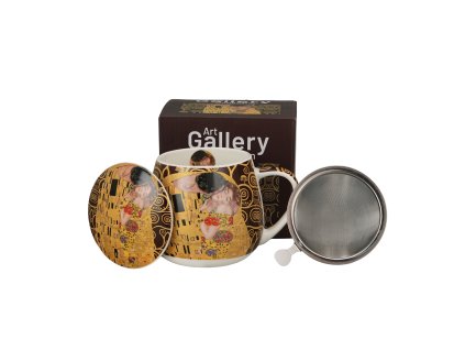 zaparzacz barylka the kiss brown inspired by klimt 1