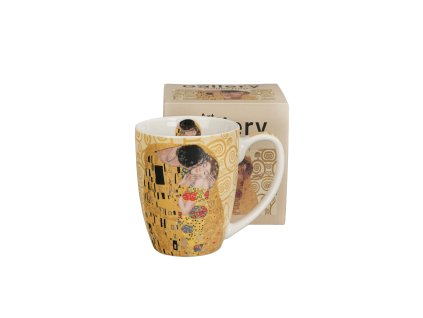 kubek classic the kiss ecru inspired by klimt 1
