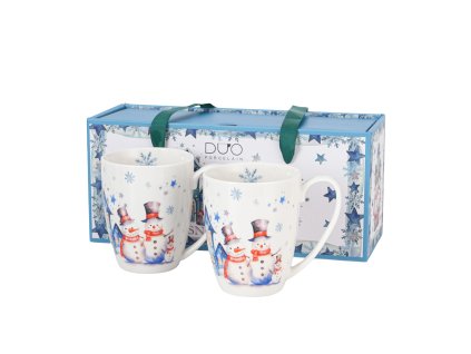 2 kubki classic opakowanie szuflada snowman 3