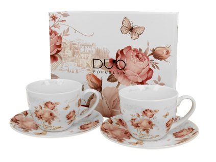 2 filizanki ze spodkami secesja 1