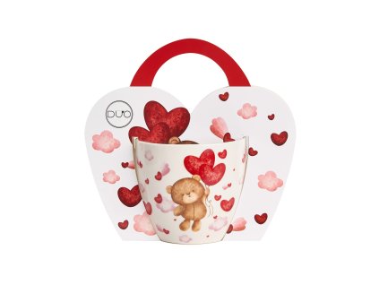 kubek 460 ml w koszyczku mis z balonami 2