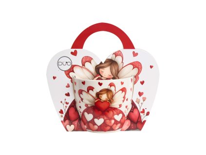 kubek 460 ml w koszyczku aniol 1