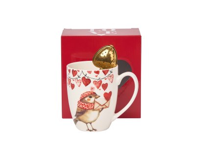 kubek classic z zaparzaczem serce wrobel 4