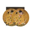 komplet 2 talerze deserowe the kiss classic inspired by klimt 1