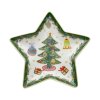 komplet 2 talerzyki gwiazdka around christmas tree 3