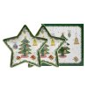komplet 2 talerzyki gwiazdka around christmas tree 1