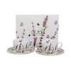 2 filizanki espresso ze spodkami classic lavender 1