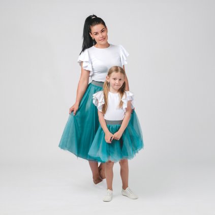 Trojset-Ela midi sukňa