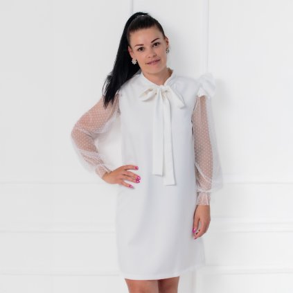 Perla- Dámske šaty biele