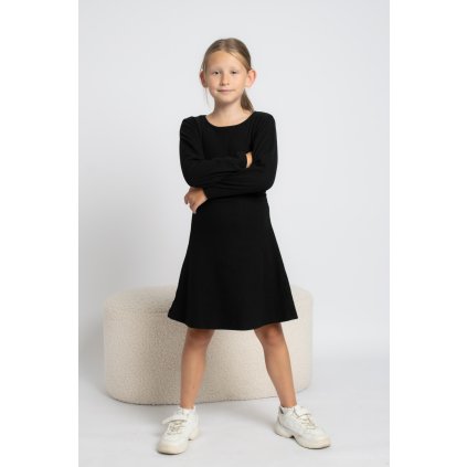 Zoe- Dievčenské šaty čierne