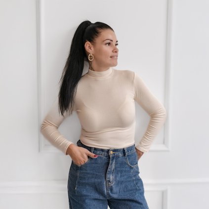 Kira- dámsky vrúbkovaný rolák telový