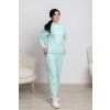 Elia dámska mentolová tepláková súprava – samostatný model na postave