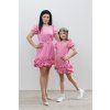 Sada- Serena elegantné oversize šaty ružové