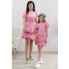 Sada- Serena elegantné oversize šaty ružové