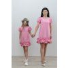Sada- Serena elegantné oversize šaty ružové