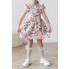 Violeta- Dievčenské kvetinové šaty