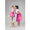 Dada-Dievčenská tylová sukňa ružová