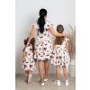 Trojset- Lea kvetinové letné šaty mama a dve dcéry