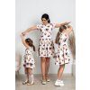 Trojset- Lea kvetinové letné šaty mama a dve dcéry