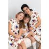 Trojset- Lea kvetinové letné šaty mama a dve dcéry