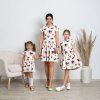 Trojset- Lea kvetinové letné šaty mama a dve dcéry
