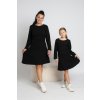 Sada- Zoe pletené šaty čierne