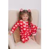 Trojset- Amora srdiečkové pyžamo mama a dve dcéry
