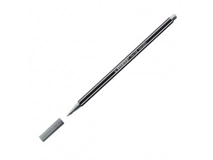 Fix metalický vláknový STABILO Pen 68 metallic strieborný