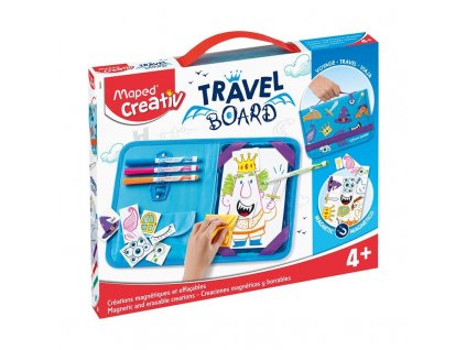 Výtvarný kufrík MAPED Creativ Travel Board s magnetickou tabuľou - Princezny a Rytiery