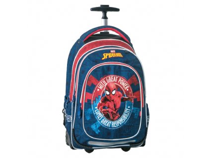 Školský batoh na kolieskach Trolley Spider-Man, Emblem
