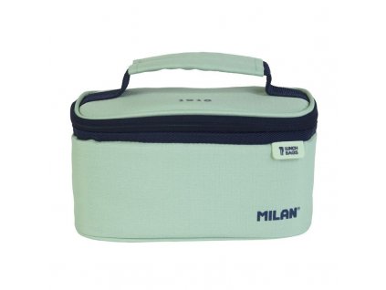 Izotermická taška na potraviny MILAN 1,5L + 1ks box na desiatu, zelená