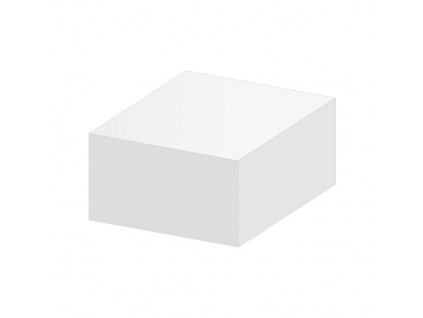 Blok kocka biela 9x9x5 cm - sypaná