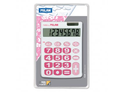Kalkulačka MILAN stolová 8-miestna 151708 biela