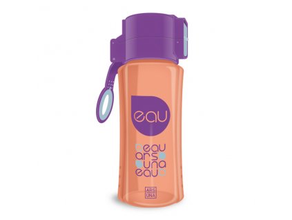 Fľaša plastová 450 ml - oranžovo-fialová