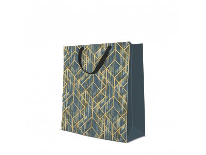 Darčeková taška veľká - Geometric Deco 26,5x13x33,5 cm