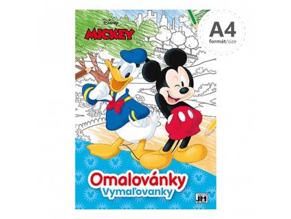 Omaľovánka JM A4 - Mickeyho klubík