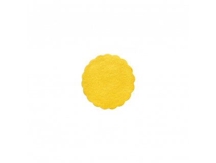 Rozetky Premium O 9cm žlté 40ks