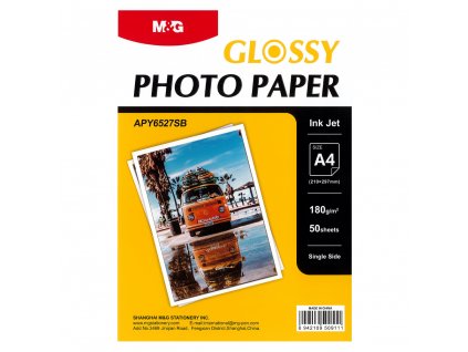 Fotopapier pre atramentové tlačiarne A4, lesklý, 50 listov, 180g