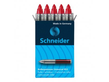 Náplň pre rollery Schneider Cartridge 852 0,6 mm/5 ks - červená