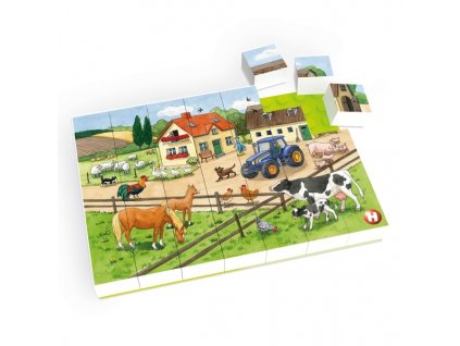HUBELINO Puzzle-Život na farme