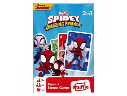 Karty hracie - Čierny Peter / Pexeso (2v1) Spiderman