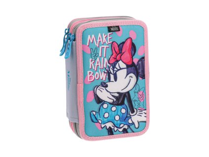 Peračník 3-poschodový plný - make it rainbows, Minnie Mouse