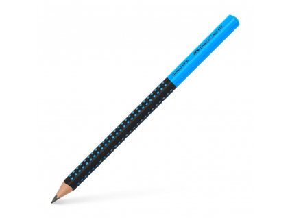 Grafitová ceruzka Faber-Castell Grip Jumbo / HB čierna/modrá