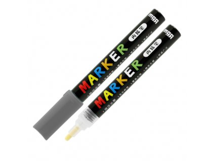 Popisovač M&G Acrylic Marker 2 mm akrylový, Dark Grey S911